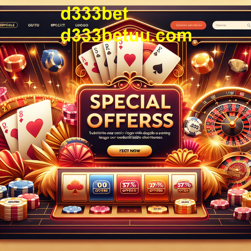 Descubra as Ofertas Especiais no d333bet!